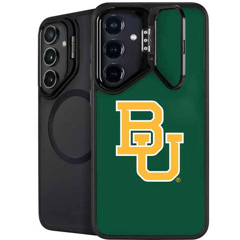 Baylor University BU - Green Galaxy S25 Kickstand Case